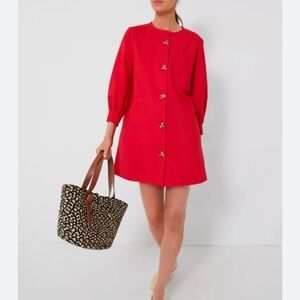 NWT Tuckernuck Blake Button-Front Mini Dress